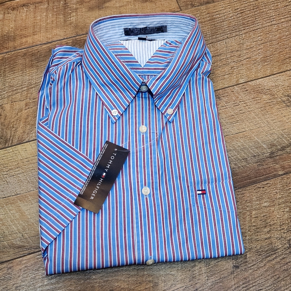NWT Short Sleeve Tommy Hilfiger Dress shirt